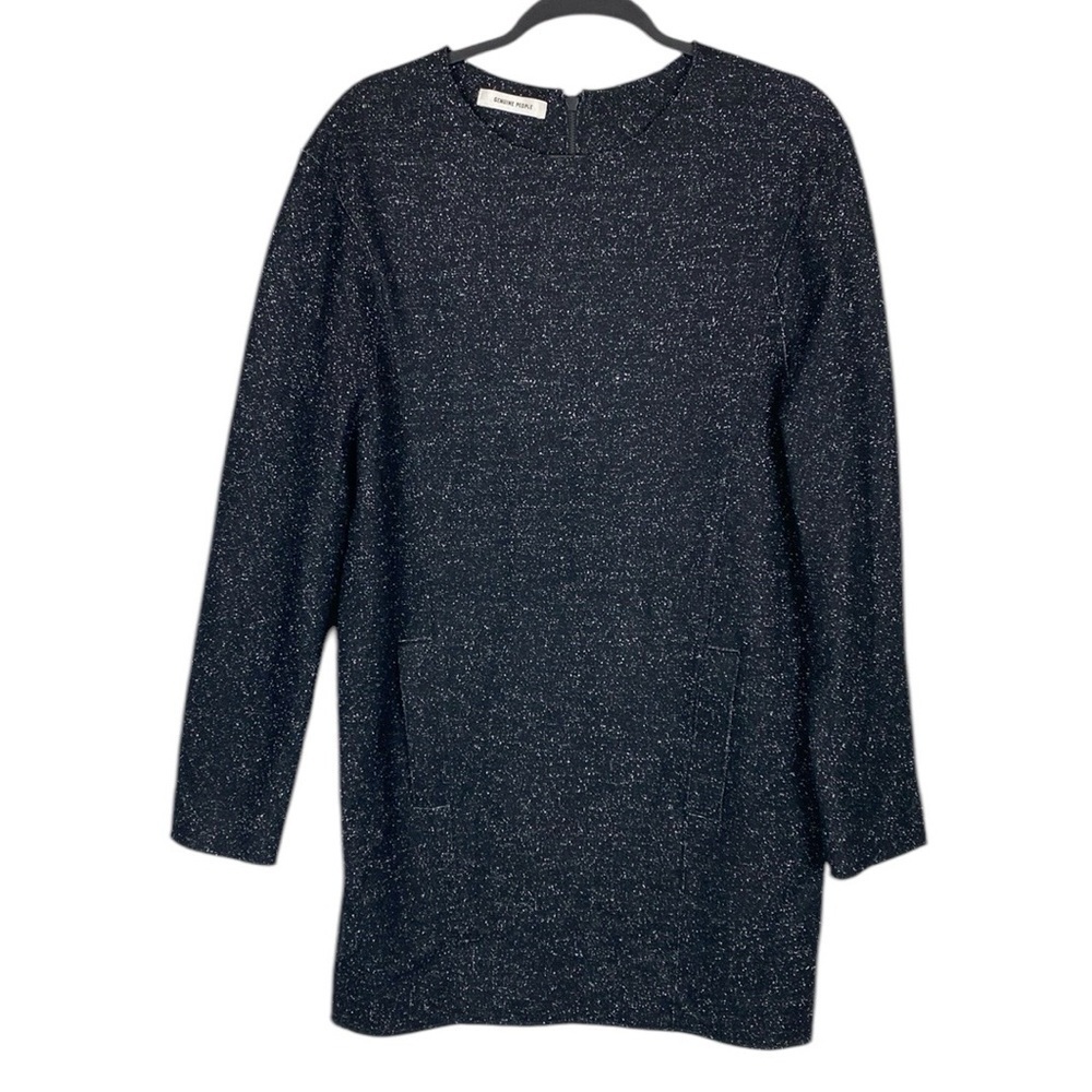 Genuine People black speckle dress